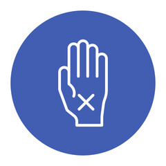 Obstruction icon vector image. Can be used for Business Disruption.