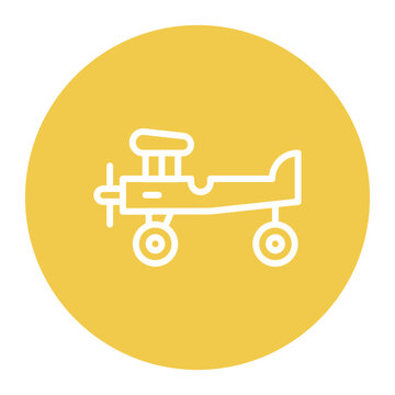 recommend clip art: Biplane icon vector image. Can be used for Airplane.