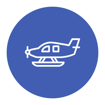 recommend clip art: Seaplane icon vector image. Can be used for Airplane.