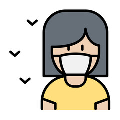 Air pollution icon
