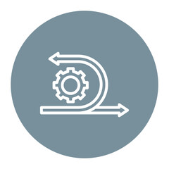 Agility icon vector image. Can be used for Digital Disruption.