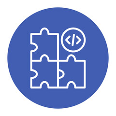 Integration Testing icon vector image. Can be used for Software Testing.