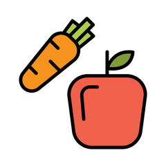 Fruit and vegetable icon