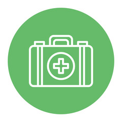 First Aid icon vector image. Can be used for Skin Burns.