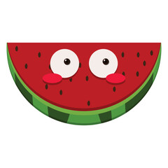 Watermelon Fruit Cartoon Funny