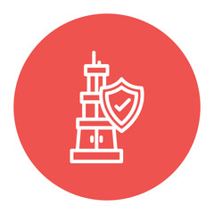 Heritage Protection icon vector image. Can be used for Inheritance.