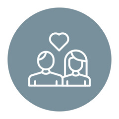 Best Friends icon vector image. Can be used for Social Relationship.