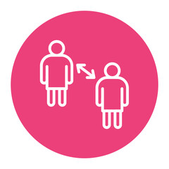 Allies icon vector image. Can be used for Social Relationship.