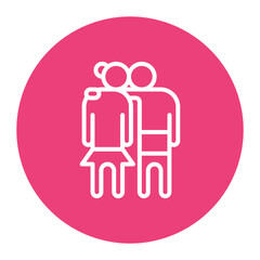 Soulmates icon vector image. Can be used for Social Relationship.