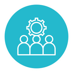 Team icon vector image. Can be used for Social Relationship.