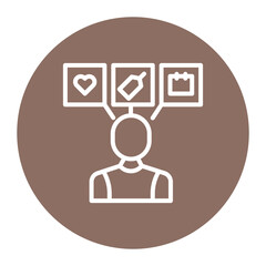 Consumer Behavior icon vector image. Can be used for Market Research.