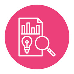 Research Tools icon vector image. Can be used for Market Research.