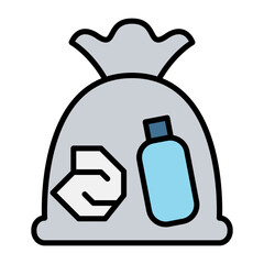 Garbage bag icon