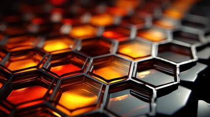 Obraz premium abstract hexagon background