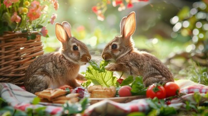 Obraz premium Heartwarming Bonds: Celebrating Animal Friendships on Friends Day