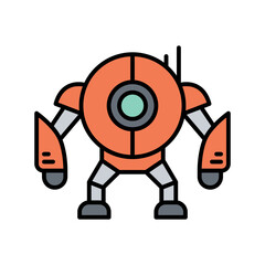 Obraz premium Robot icon
