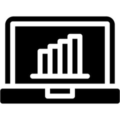 Analysis, business chart, chart, online Icon