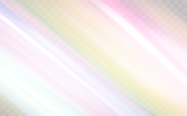 A set of colourful vector lens, crystal rainbow  light  and  flare transparent effects.Overlay for backgrounds.Triangular prism concept.