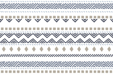 Ethnic vector seamless pattern. Tribal geometric background, boho motif, maya, aztec ornament. mexican print