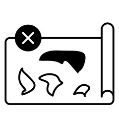  Map symbol. Vector location icon