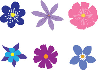 flowers background Vector Art & Illustration