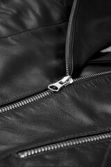 Pink Leather Jacket And Zipper Close Up Rendered.