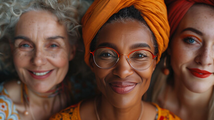 Fototapeta premium Group of diverse women.