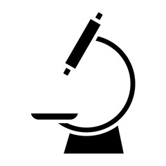 Microscope glyph icon