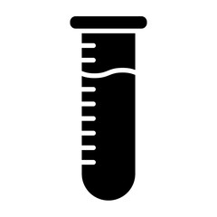Test tube glyph icon