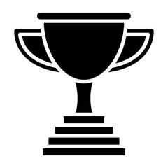 Trophy glyph icon