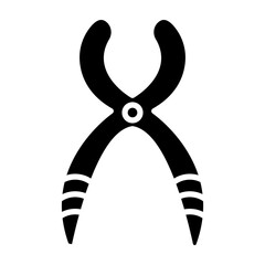 Forceps glyph icon