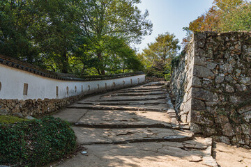 岡山 備中松山城 三の平櫓東土塀