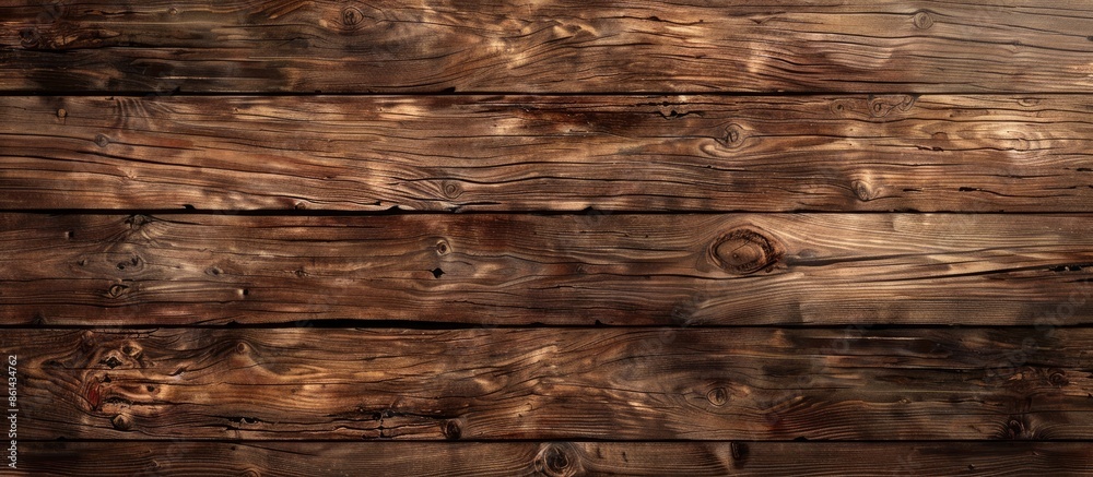Aufkleber Elegant seamless wood texture creating a stunning background with copy space image.