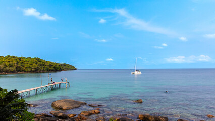 boat on the sea