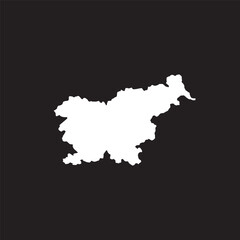 Obraz premium Slovenia map icon