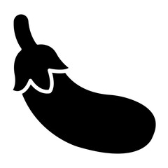 Eggplant glyph icon