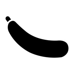 Pointed gourd glyph icon
