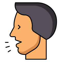  Persistent cough often indicating a respiratory issue.