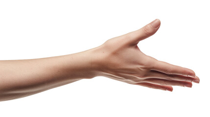 Shaking hand, isolated, PNG.
