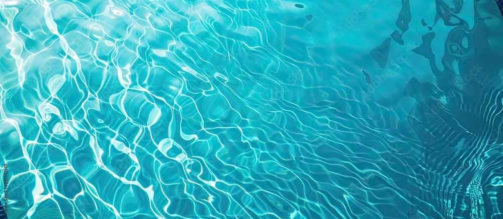 Poster Background with water in a pool, suitable as a copy space image.