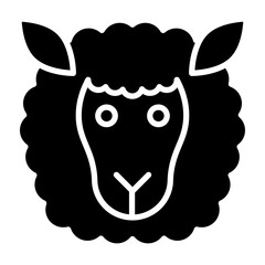 Lamb glyph icon