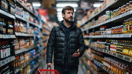 The man in the supermarket