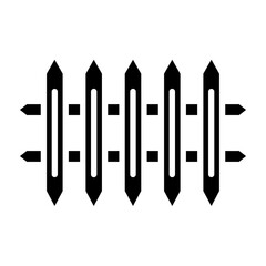 Fence glyph icon