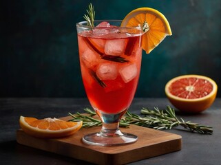 Fototapeta premium Refreshing Citrus Mocktail
