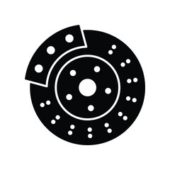 Brake Icon Vector Simple Design