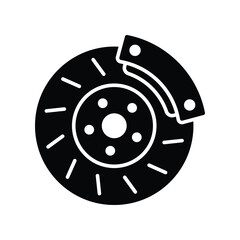 Brake Icon Vector Simple Design