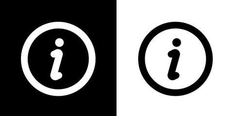 Information icon. Black icon. Silhouette icon. Business icon. Icon