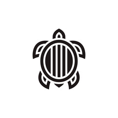 Turtle logo design. Modern icon. Sea turtle illustration.
