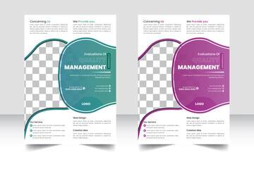 Modern business Flyer Design template
