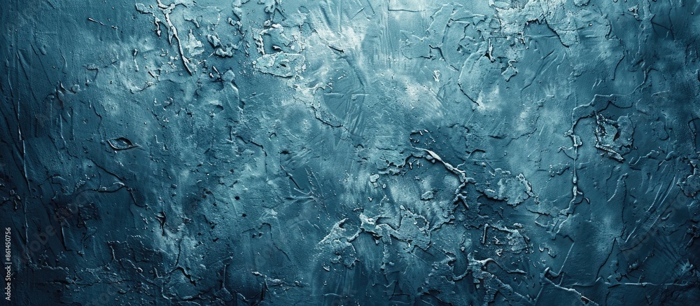 Aufkleber Gritty blue canvas backdrop perfect for adding text or graphics with copy space image.